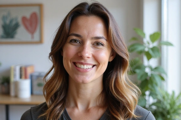 Professionista della nutrizione in uno studio moderno e accogliente